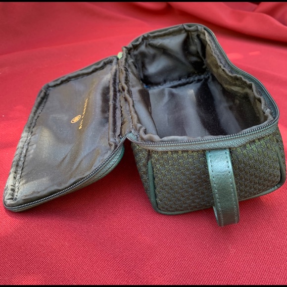 Air Canada Empty Amenity Bag Green Tweed - Picture 2 of 8